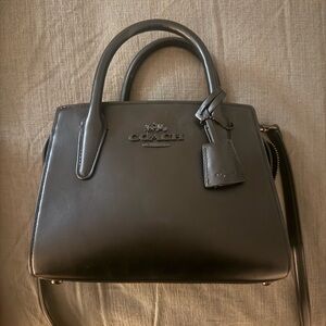 Coach Black Leather Tote